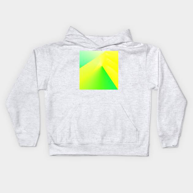 yellow orange green abstract texture Kids Hoodie by Artistic_st